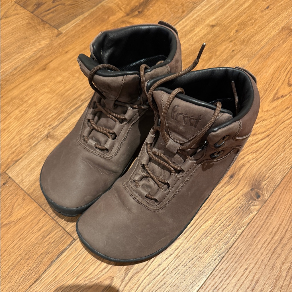 Freet Barefoot Anya Shop Brown Leather Hiking Boots